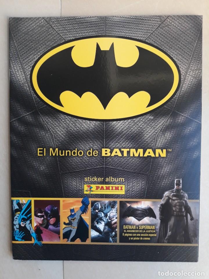 Sammeln Sammelalbum: album EL MUNDO DE BATMAN PANINI 2016 vacio y nuevo