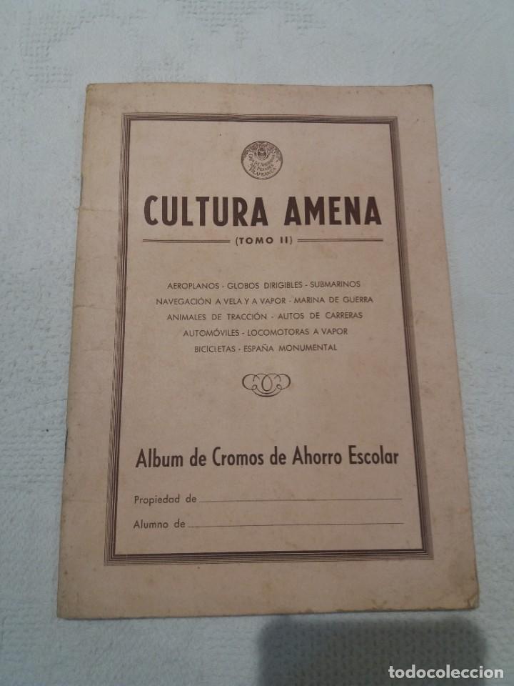 Collectionnisme Album: &Aacute;lbum cromos Cultura Amena. &aacute;lbum de ahorro escolar. Caja Ahorros del Penad&eacute;s