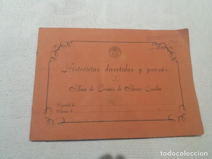 Collectionnisme Album: &Aacute;lbum cromos Historietas divertidas y jocosa. &aacute;lbum de ahorro escolar. Caja Ahorros del Penad&eacute;s