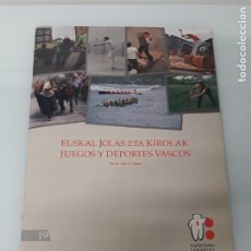 Collectionnisme Album: ÁLBUM DE CROMOS JUEGOS Y DEPORTES VASCOS - EUSKAL JOLAS ETA KIROLAK - CLUB JUVENIL Nº 19 - 1989. Lote 309698478