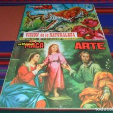 Coleccionismo Álbum: ALBUM MAGA ARTE COMPLETO Y VISIÓN DE LA NATURALEZA COMPLETO. 1971 Y 1978. BUEN ESTADO.. Lote 310277378