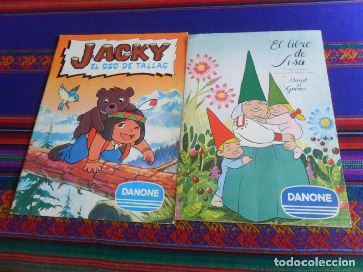Colecionismo Caderneta: SIN ESCRITOS, EL LIBRO DE LISA COMPLETO DANONE 1985. REGALO JACKY EL OSO DE TALLAC INCOMPLETO. 1978.