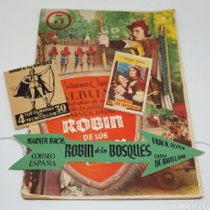 Coleccionismo Álbum: ALBUM ROBIN DE LOS BOSQUES CLIPER CALENDARIO LIGA 1948 SOBRE CROMOS Y FLECHA CINE COLISEO ESPAÑA. Lote 312821978
