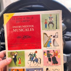 Coleccionismo Álbum: ALBUM CROMOS - INSTRUMENTOS MUSICALES - UN LIBRO DE ORO DE ESTAMPAS - COMPLETO. Lote 316395523