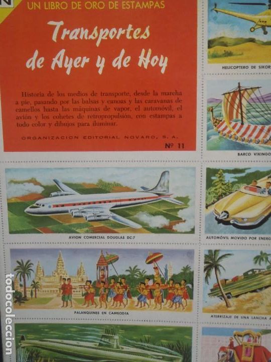 Collectable Albums: TRANSPORTES DE AYER Y HOY- NOVARO - COMPLETO - 1971