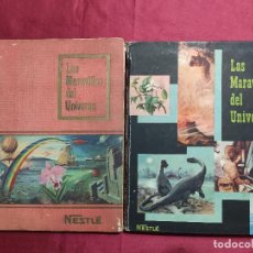 Coleccionismo Álbum: DOS ALBUMES DE CROMOS COMPLETOS. LAS MARAVILLAS DEL UNIVERSO. NESTLÉ