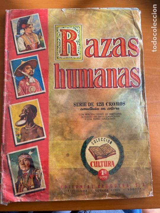 Coleccionismo &aacute;lbum: RAZAS HUMANAS BRUGUERA COMPLETO - Foto 1