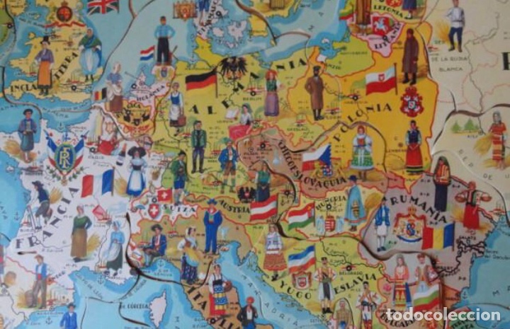 Colecionismo Caderneta: MAPA DE EUROPA CHOCOLATES BOIX. PUZZLE. CROMOS. COMPLETO.