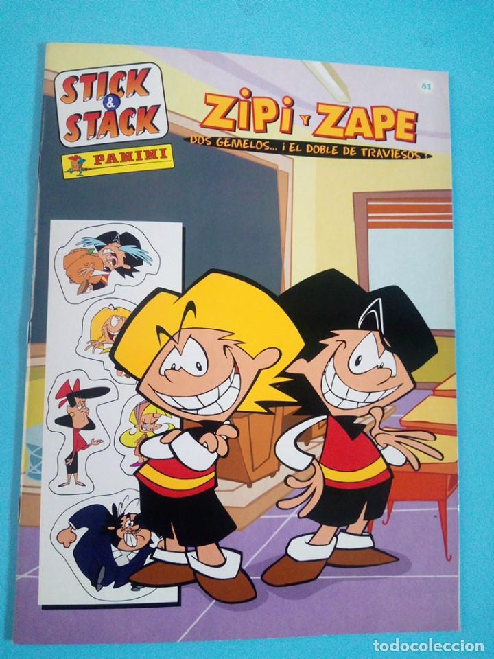 Coleccionismo &aacute;lbum: Stick & Stack n&ordm; 81. Zipi y Zape. Panini 2005 - Foto 1