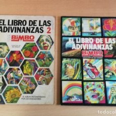 Coleccionismo Álbum: ALBUMES EL LIBRO DE LAS ADIVINANZAS 1Y 2 DE BIMBO, COMPLETOS. BUEN ESTADO. Lote 322874058