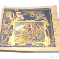 Coleccionismo Álbum: HISTORIA DE CRISTOBAL COLON DE CHOCOLATES JUNCOSA AÑO 1934 COMPLETO