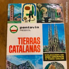 Coleccionismo Álbum: TIERRAS CATALANAS DE VINOS PENTAVIN. ALBUM DE CROMOS COMPLETO. TODO FOTOGRAFIADO. EXCELENTE ESTADO. Lote 324270928