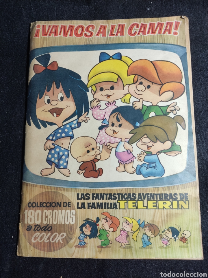 Colecionismo Caderneta: Album completo Vamos a la cama, familia Teler&iacute;n, Bruguera
