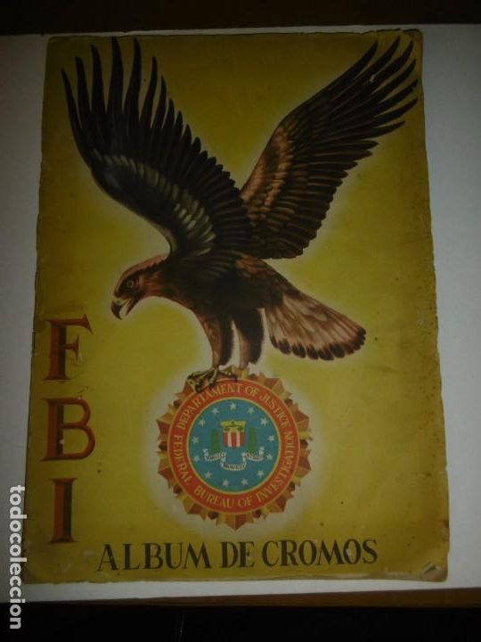 Colecionismo Caderneta: ALBUM DE CROMOS - AVENTURAS DEL FBI - 200 CROMOS - 34 x 25