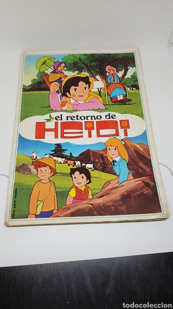 Colecionismo Caderneta: ALBUM EL RETORNO DE HEIDI FHER COMPLETO 1976