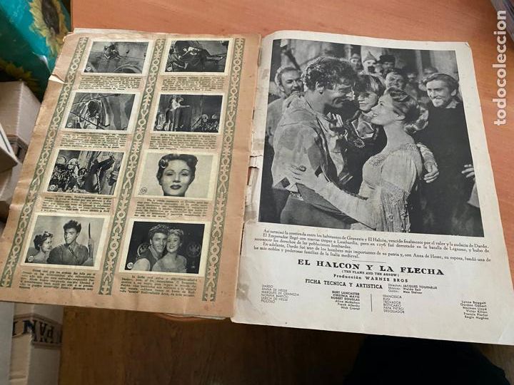 Coleccionismo &aacute;lbum: EL HALCON Y LA FLECHA ALBUM COMPLETO 128 CROMOS WARNER BROSS (COB1) - Foto 3