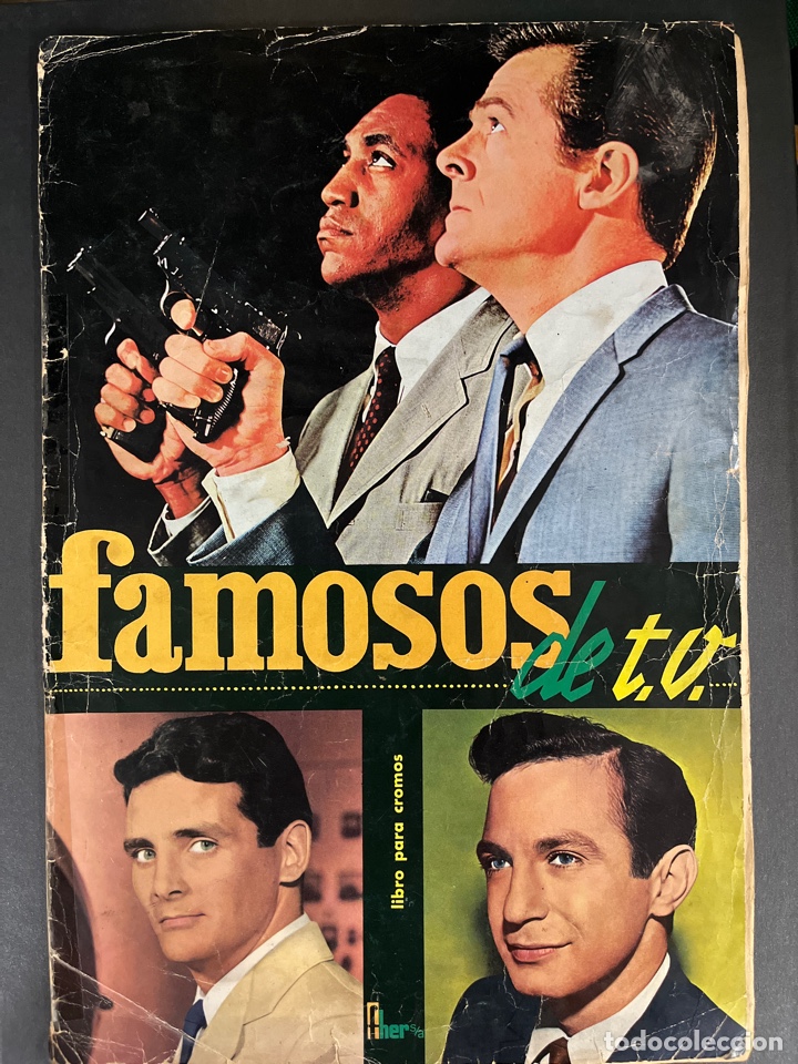 Colecionismo Caderneta: &Aacute;LBUM DE CROMOS FAMOSOS DE T.V. 1966 - Ediciones Fher - COMPLETO