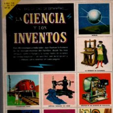 Coleccionismo Álbum: UN LIBRO DE ORO DE ESTAMPAS. Nº 35. LA CIENCIA Y LOS INVENTOS. ALBUM COMPLETO 48 CROMOS. NOVARO 1960. Lote 330494403