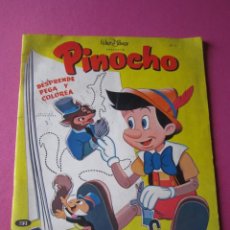 Coleccionismo Álbum: PINOCHO DESPRENDE PEGA Y COLOREA ALBUM COMPLETO NOVARO MUY RARO L4