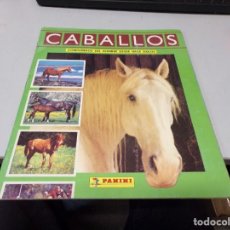 Coleccionismo Álbum: ALBUM COMPLETO MUY BUEN ESTADO FOTOS DE TODO CABALLOS DE PANINI. Lote 332187933