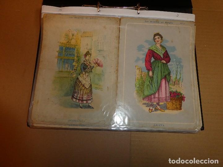 Collezionismo &Aacute;lbum: las mujeres de espa&ntilde;a de caramelos fisas, colecci&oacute;n completa 50 cromos