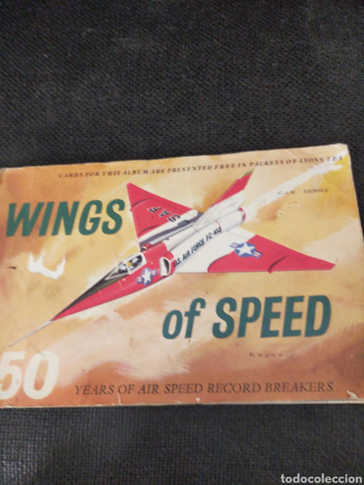 Collezionismo &Aacute;lbum: ANTIGUO ALBUM INGL&Eacute;S COMPLETO AVIONES VELOCIDAD RECORDS COMBATE VER FOTOS
