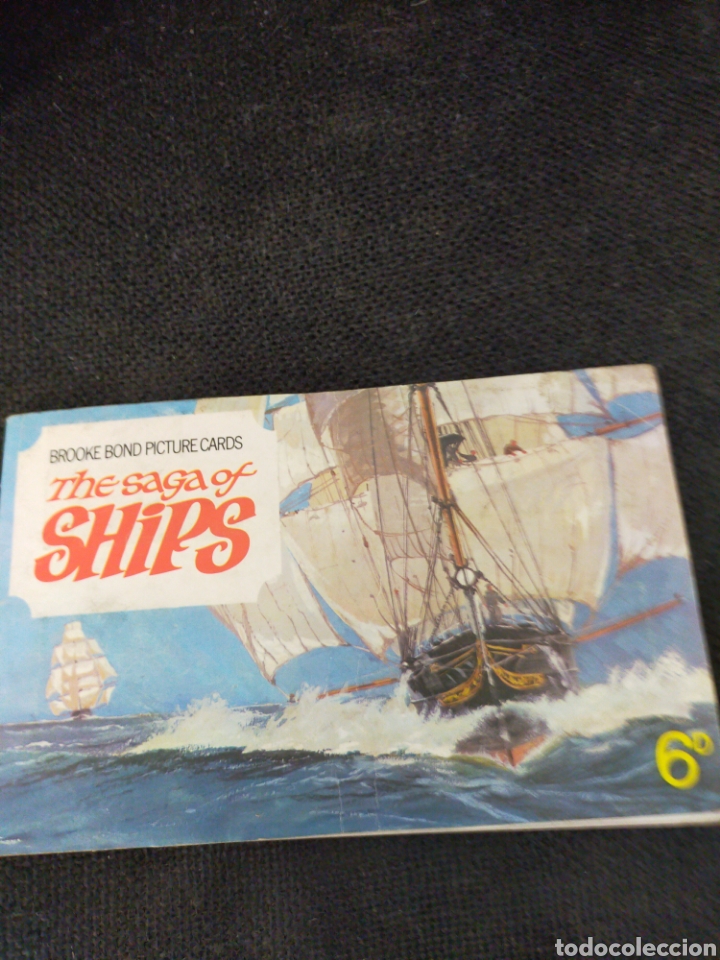 Coleccionismo &Aacute;lbum: ANTIGUO ALBUM INGL&Eacute;S COMPLETO BARCOS HISTORIA ESTADO NORMAL BUENO