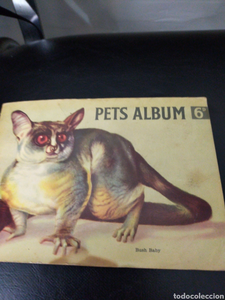 Collectable Albums: ANTIGUO ALBUM INGL&Eacute;S COMPLETO ANIMALES MASCOTAS BUEN ESTADO