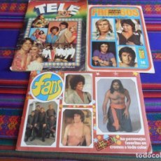 Coleccionismo Álbum: FANS COMPLETO, FAMOSOS DE LA CANCIÓN CINE TV Y TELE POP INCOMPLETO. ESTE AÑOS 70 Y 80. FOTOS DE TODO