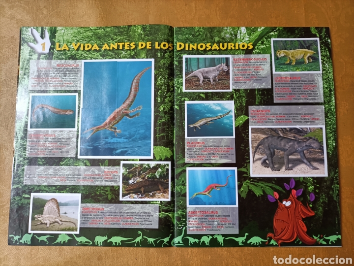 Coleccionismo &aacute;lbum: Dinosaurios, colecci&oacute;n de cromos completa - Foto 2