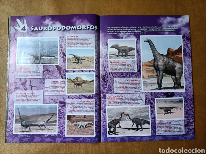 Coleccionismo &aacute;lbum: Dinosaurios, colecci&oacute;n de cromos completa - Foto 4