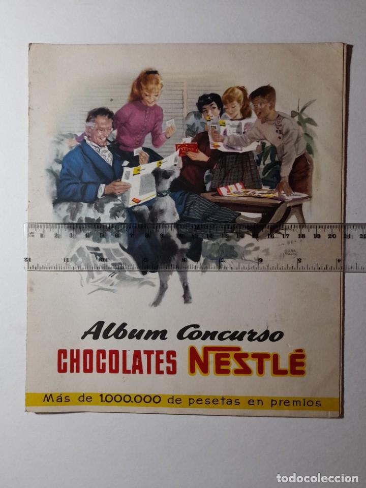 Collectable Albums: Lote de dos &aacute;lbumes de cromos completos propaganda chocolates Nestl&eacute; a&ntilde;o 1955