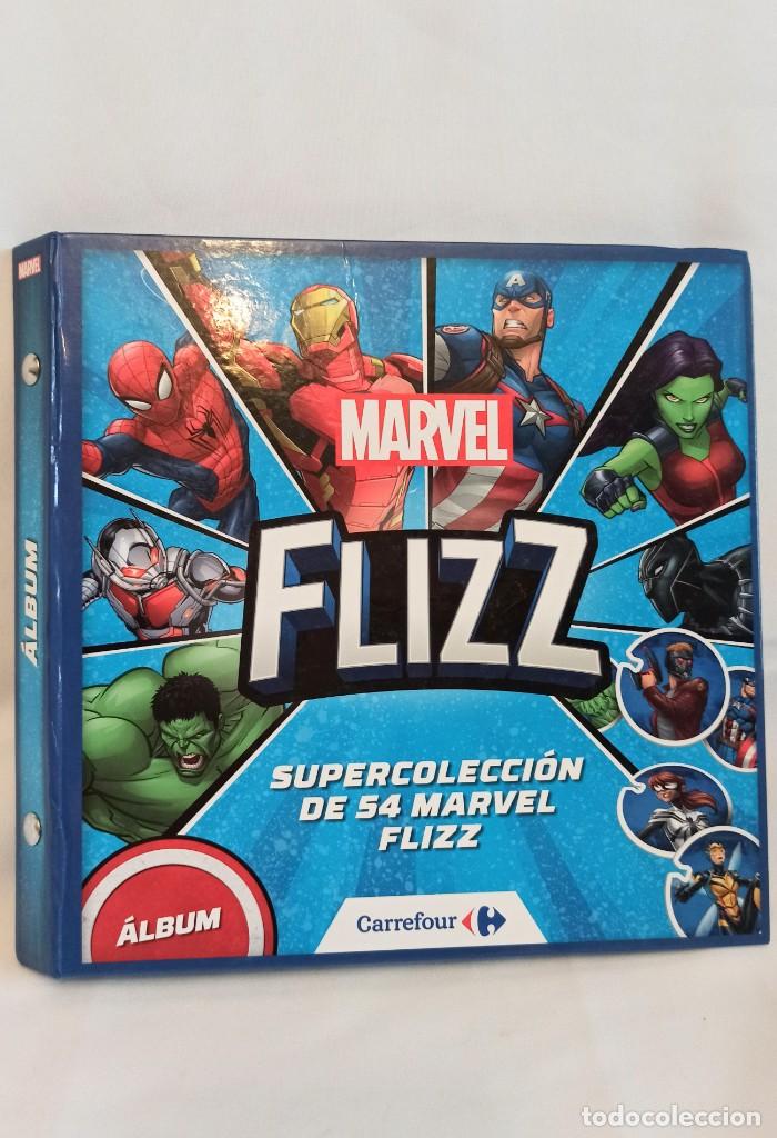 Colecionismo Caderneta: Album de cromos Marvel Flizz Completo