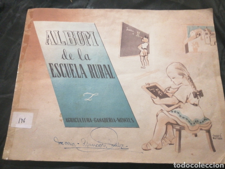 Coleccionismo &Aacute;lbum: COMPLETO, &Aacute;LBUM DE LA ESCUELA RURAL,A&Ntilde;OS 40,MINISTERIO AGRICULTURA