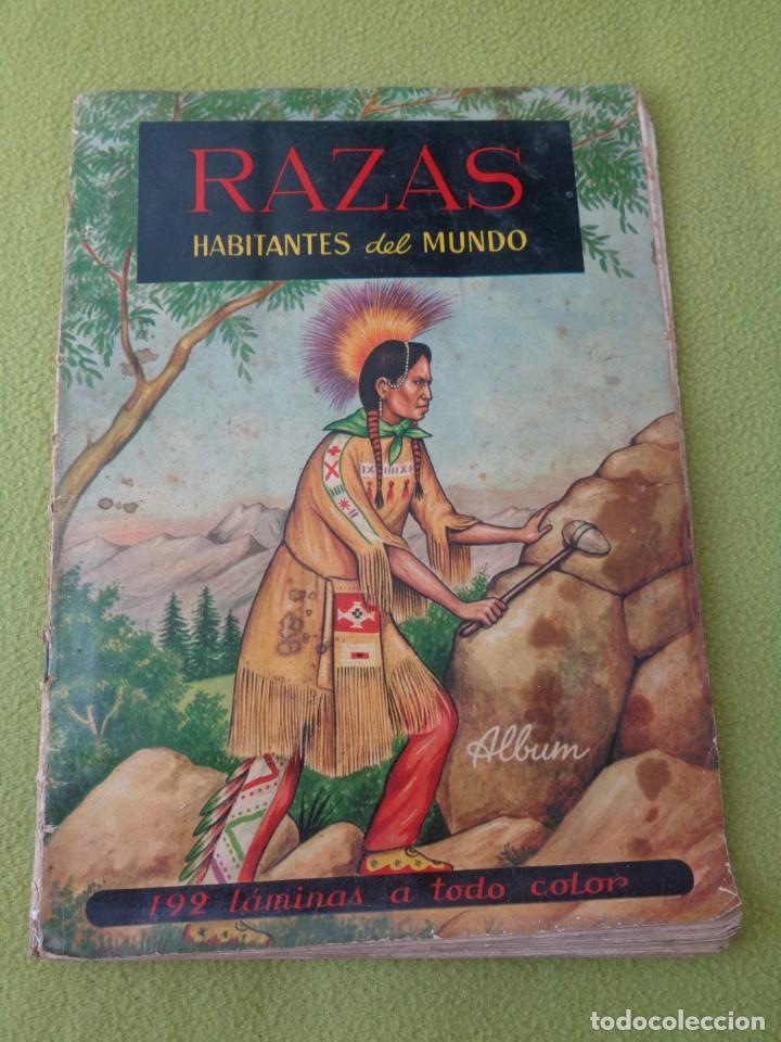 Collectable Albums: ALBUM RAZAS HABITANTES DEL MUNDO CON 192 CROMOS - COMPLETO - EDITORIAL FERCA 1961