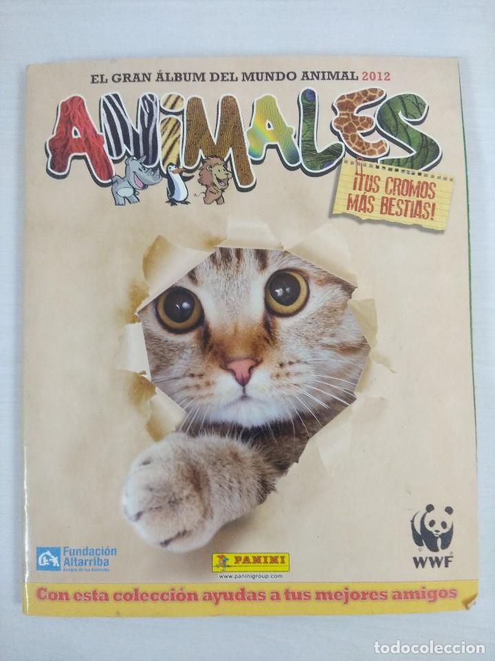 Colecionismo Caderneta: ANIMALES/EL GRAN ALBUM DEL MUNDO ANIMAL 2012/ALBUM DE CROMOS COMPLETO.