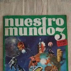Coleccionismo Álbum: ALBUM NUESTRO MUNDO 3 - BIMBO 1970 - COMPLETO CON PELÉ, KUBALA, EUSEBIO, CHARLTON.. Lote 355500270
