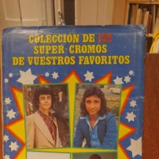Coleccionismo Álbum: COLECCION DE 132 SUPER-CROMOS DE VUESTROS FAVORITOS COMPLETO. Lote 345308973