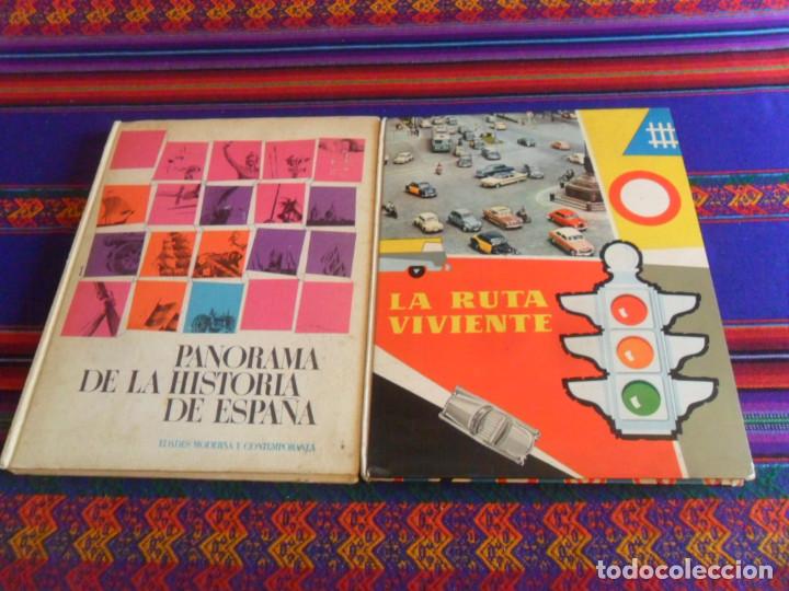 Collectionnisme Album: LA RUTA VIVIENTE COMPLETO. NESTL&Eacute; 1960. REGALO PANORAMA DE LA HISTORIA DE ESPA&Ntilde;A 2 INCOMPLETO. 1967.