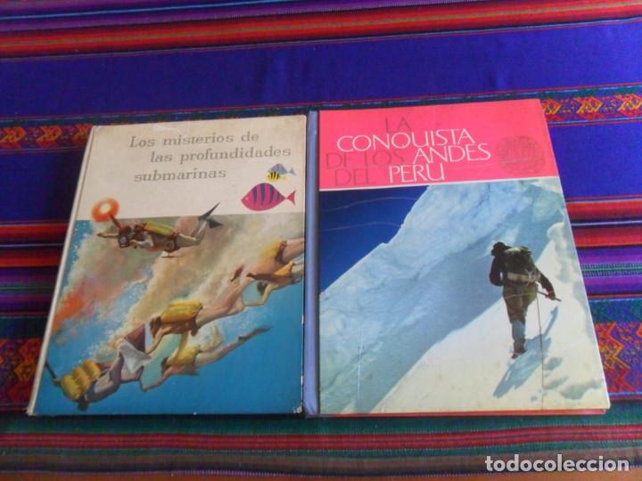 Collectionnisme Album: LA CONQUISTA DE LOS ANDES DEL PER&Uacute; COMPLETO. NESTL&Eacute; 1963. REGALO LOS MISTERIOS DE LAS PROFUNDIDADES