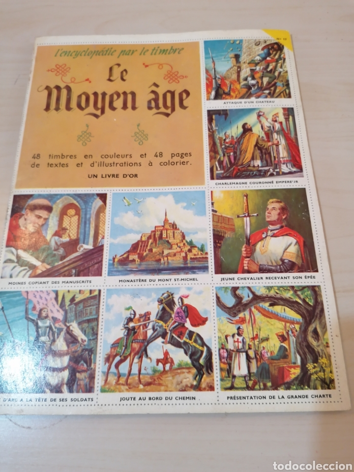 Colecionismo Caderneta: &Aacute;lbum completo LES MOYEN AGE. Ed. Cocorico. 1954.