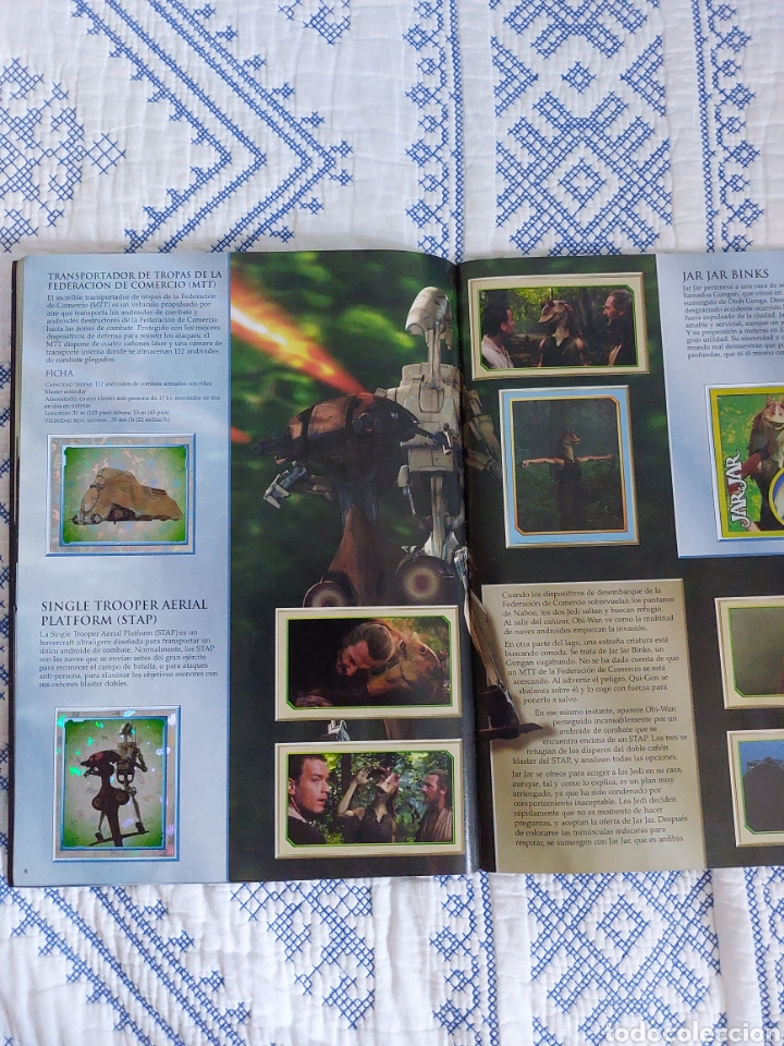Coleccionismo &aacute;lbum: &Aacute;LBUM STAR WARS E.1 COMPLETO - Foto 3