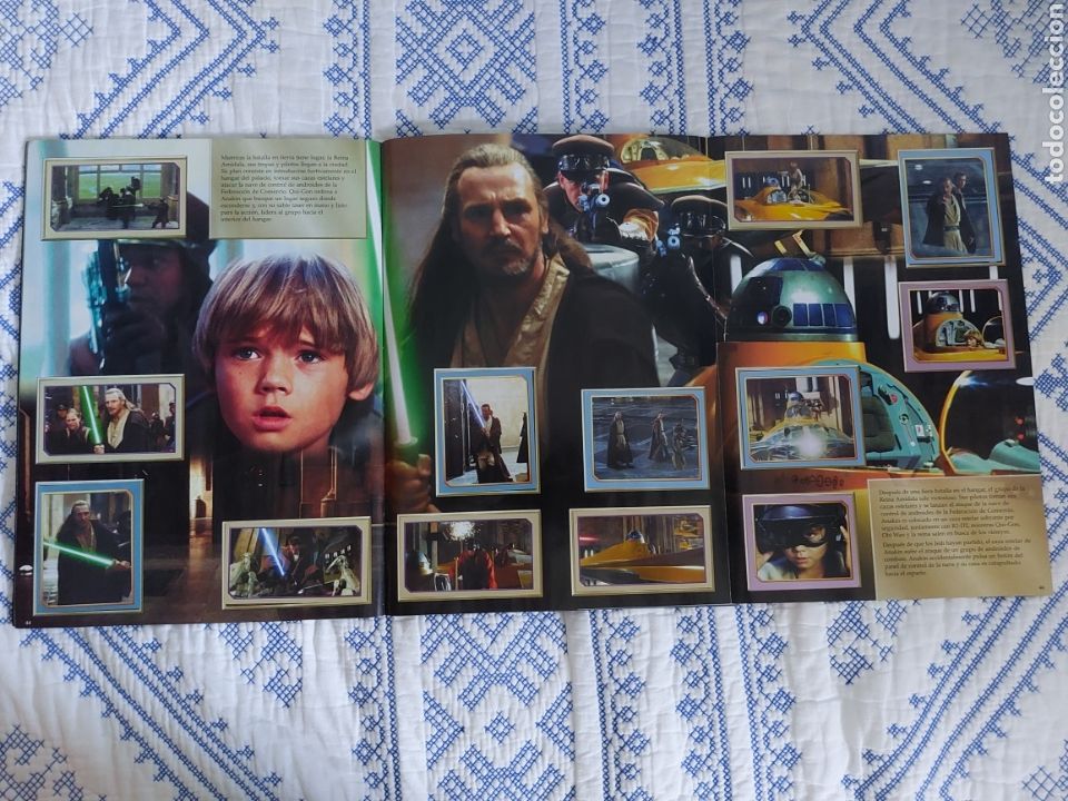 Coleccionismo &aacute;lbum: &Aacute;LBUM STAR WARS E.1 COMPLETO - Foto 9