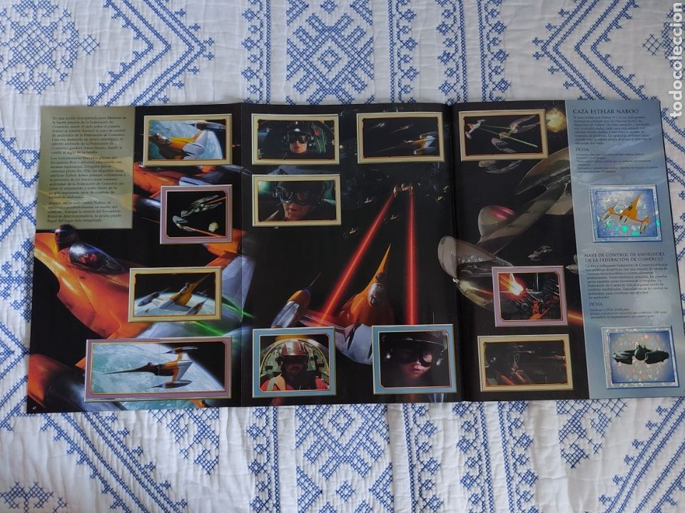 Coleccionismo &aacute;lbum: &Aacute;LBUM STAR WARS E.1 COMPLETO - Foto 7