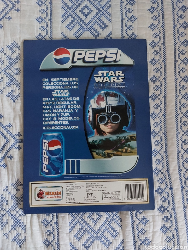 Coleccionismo &aacute;lbum: &Aacute;LBUM STAR WARS E.1 COMPLETO - Foto 8