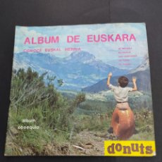 Coleccionismo Álbum: RARO ÁLBUM DE EUSKARA CONOCE EUSKAL HERRIA ALBUM COMPLETO PROMOCIONAL DONUTS 1977. Lote 350645729