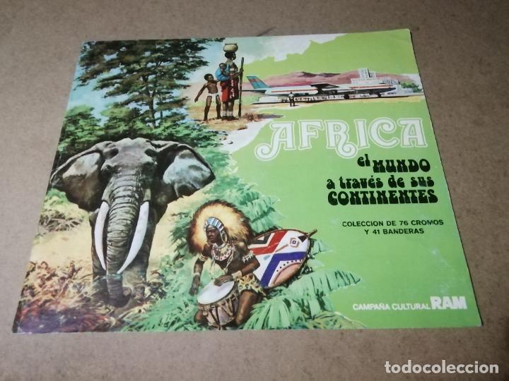Colecionismo Caderneta: ALBUM AFRICA EL MUNDO A TRAV&Eacute;S DE SUS CONTINENTES