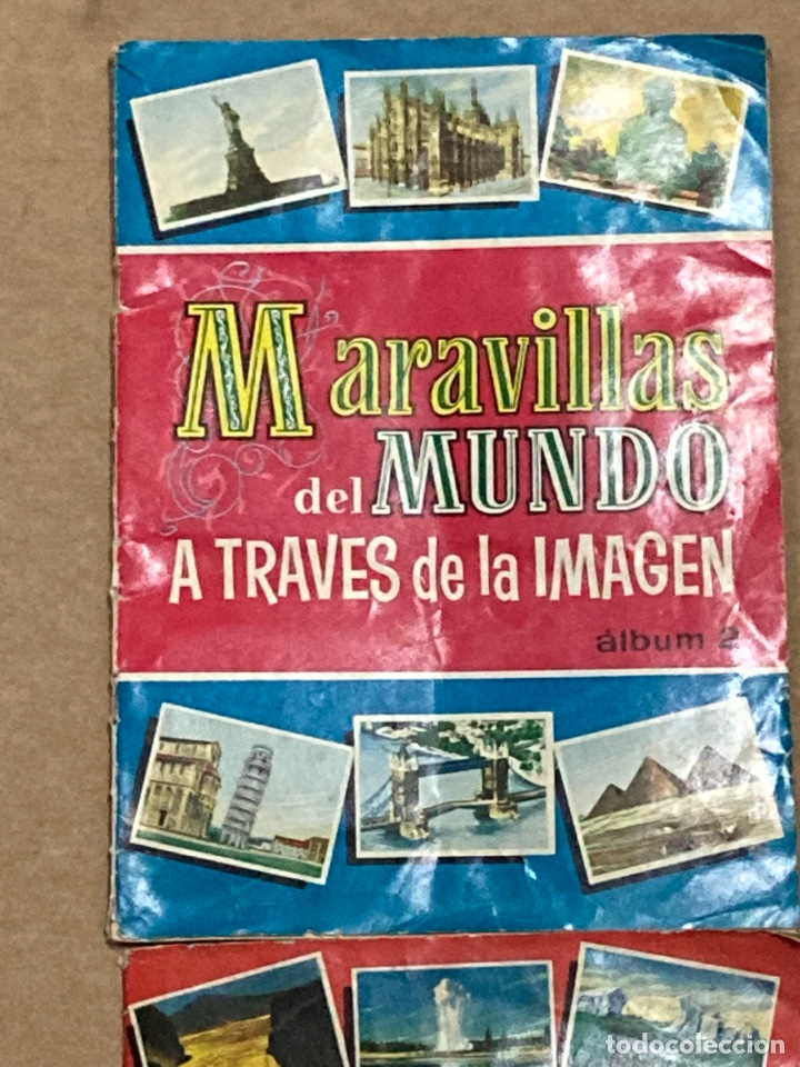 Sammeln Sammelalbum: &Aacute;lbum de Cromos Maravillas del Mundo, Bruguera, &aacute;lbum 1 y 2 completos 250 cromos, a&ntilde;o 1956