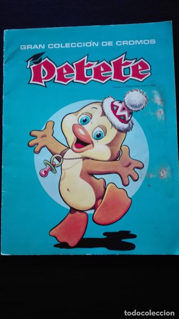 Coleccionismo &aacute;lbum: ALBUM CROMOS PETETE - Foto 1