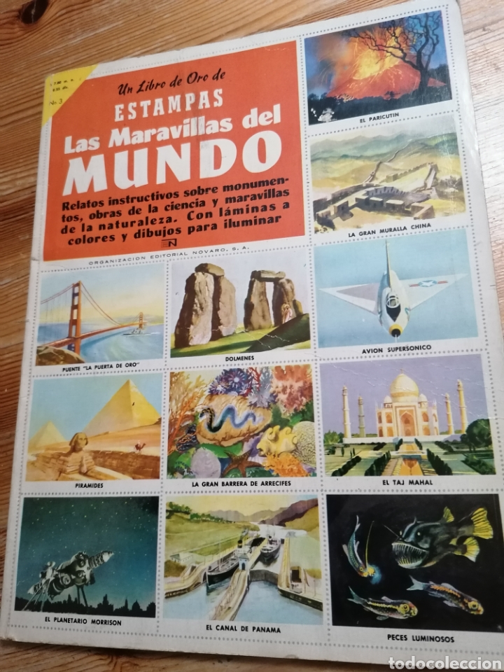 Colecionismo Caderneta: &Aacute;lbum LAS MARAVILLAS DEL MUNDO. Editorial Novaro